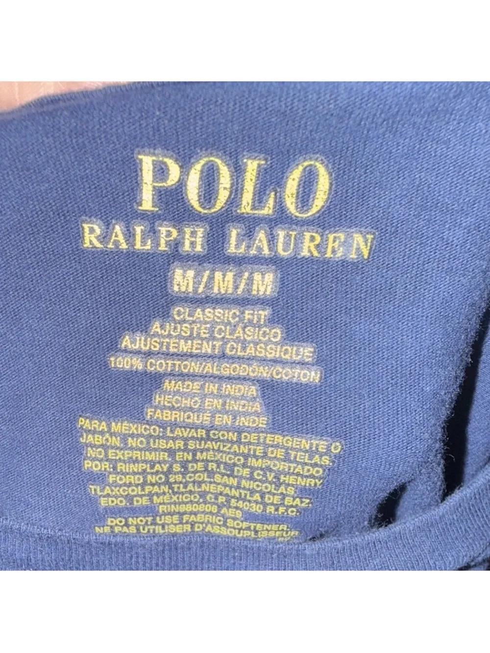 Polo by Ralph Lauren Short-Sleeve Crew Tee - Deep Blue